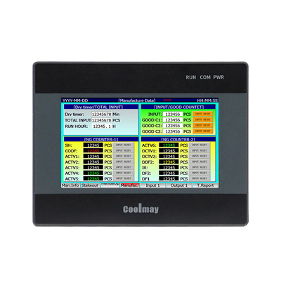 Modbus Controlador HMI PLC Controller Single Phase 6 Channel 60Khz