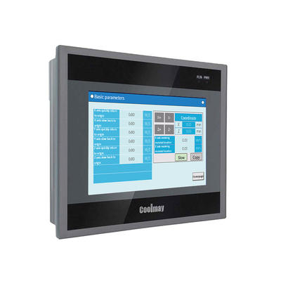 OEM/ODM Modbus RTU TCP Touch Panel PLC 30DI 30DO digital analog terintegrasi 7inch hmi plc controller untuk kompresor udara