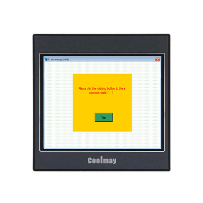 Panel Kontrol HMI Tipe C Dengan Lampu Belakang RS232 / RS485 Mendukung MODBUS