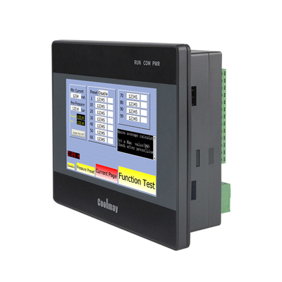 Coolmay Industrial Integrated HMI PLC Can Optional Analog 4AD 2DA PLC Controller Untuk Peralatan Elektronik