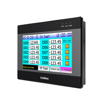 7 Inch Modbus Hmi Plc All In One Plc Programmable Controller 24Input digital 24Output digital